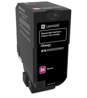 Lexmark original HC tóner mangenta de retorno - 74C2HM0