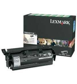 Lexmark original HC tóner negro de retorno - T654X11E