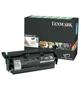 Lexmark original HC tóner negro de retorno - X651H11E Lexmark original HC tóner negro de retorno - X651H11E