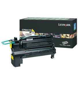Lexmark original tóner amarillo de retorno - C792A1YG