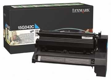 Lexmark original tóner cian - 15G042C Lexmark original tóner cian - 15G042C