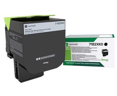 Lexmark original tóner negro de retorno - 71B2XK0