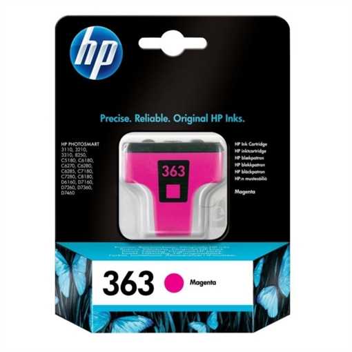 Tinta magenta original HP 363 - C8772EE