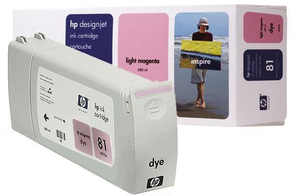 Tinta magenta original HP 81 - C4935A