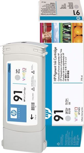 Tinta original HP 91 gris - C9466A