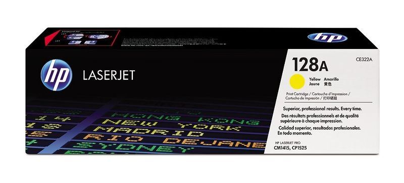HP 128A original Tóner amarillo - CE322A de compra printer4you.es
