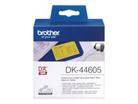 Brother original Rollo de etiquetas amarillo 6,2cm x 30,