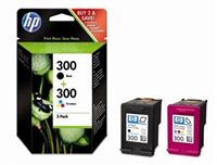 HP 300 original de 2 paquetes de tinta negra - CN637EE