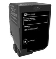 Lexmark original HC tóner negro de retorno - 74C2HK0