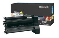 Lexmark original tóner amarillo de retorno - C7700YH