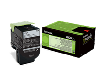 Lexmark original tóner negro de retorno - 70C20K0