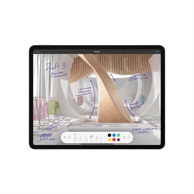 Apple iPad Pro 32,77cm 12,9Zoll 512GB WiFi Silver M1 Chip Liquid