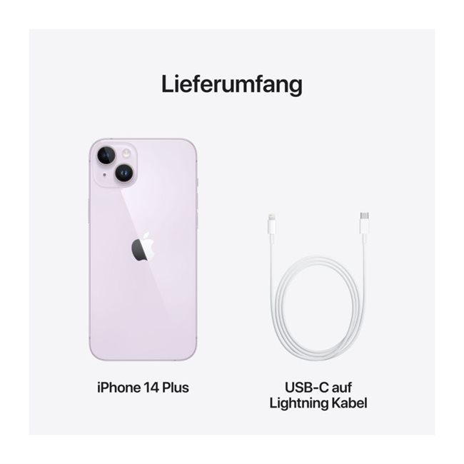 Apple iPhone 14 Plus 256GB lila 17cm 6,7Zoll Dual-SIM 5G