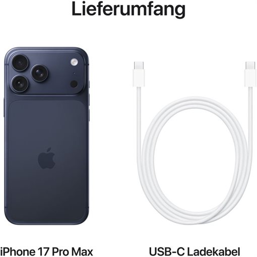 Apple iPhone 17 Pro Max MG014ZD/A 2TB Deep Blue 17,5cm 6,9Zoll 5G