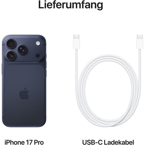 Apple iPhone 17 Pro MG8N4ZD/A 512GB Deep Blue 16cm 6,3Zoll 5G
