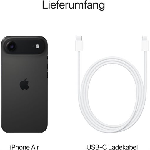 Apple iPhone Air MG2L4ZD/A 256GB Space Black 16,5cm 6,5Zoll 5G