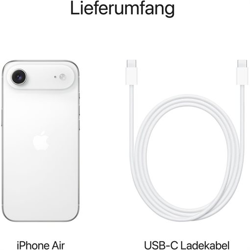 Apple iPhone Air MG2M4ZD/A 256GB Wolkenweiß 16,5cm 6,5Zoll 5G