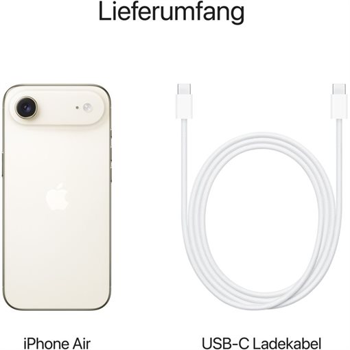 Apple iPhone Air MG2N4ZD/A 256GB Light Gold 16,5cm 6,5Zoll 5G
