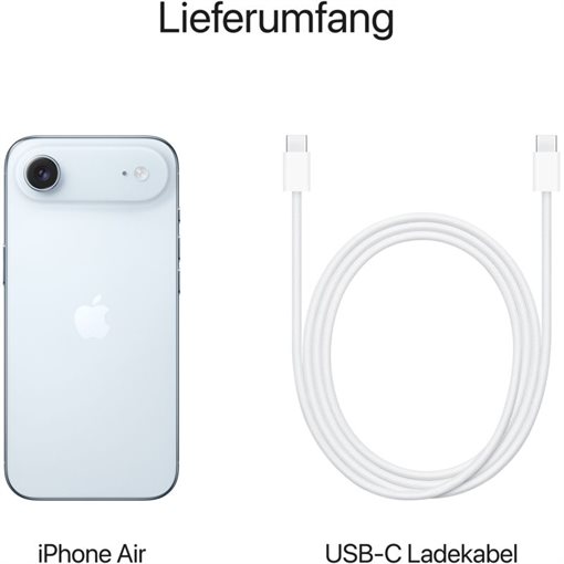 Apple iPhone Air MG304ZD/A 1TB Himmelblau 16,5cm 6,5Zoll 5G