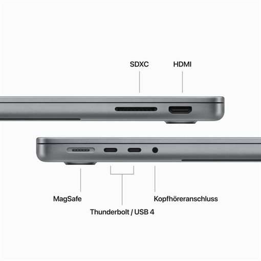 Apple MacBook Pro M3 MXE03D/A 36,1cm 14,2Zoll 1TB 16GB RAM macOS