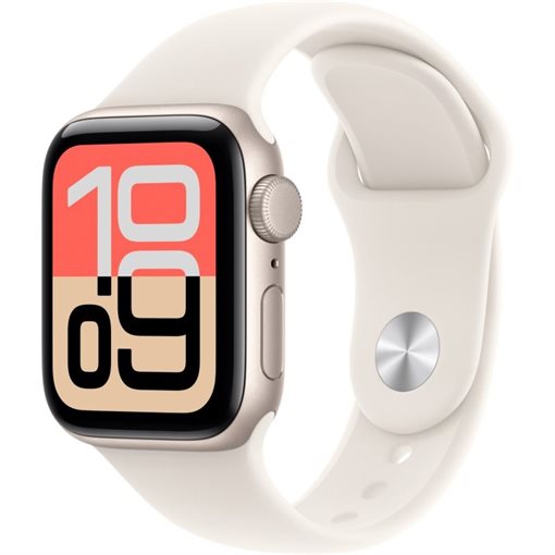 Apple Watch SE 3 Starlight Alu Band:Starlight Gr, M/L 64GB 40mm GPS Apple Watch SE 3 Starlight Alu Band:Starlight Gr, M/L 64GB 40mm GPS