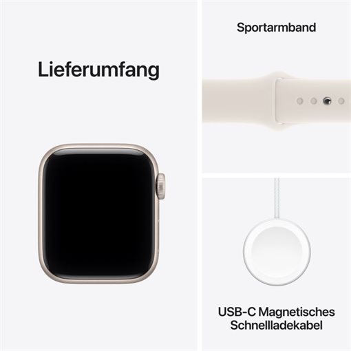 Apple Watch SE 3 Starlight Alu Band:Starlight Gr, M/L 64GB 40mm LTE GPS Apple Watch SE 3 Starlight Alu Band:Starlight Gr, M/L 64GB 40mm LTE GPS