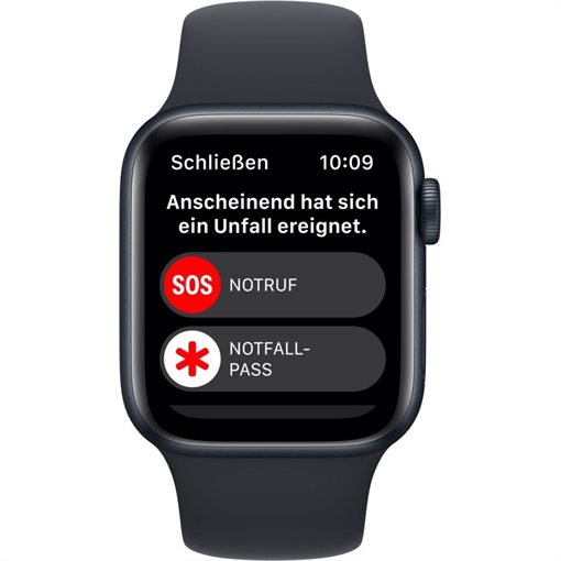 Apple Watch SE G2 Midnight Alu Band: Midnight Größe M/L 32GB 40mm