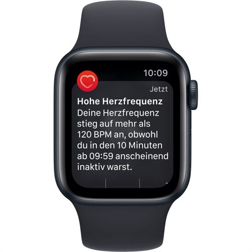 Apple Watch SE G2 Midnight Alu Band: Midnight Größe S/M 32GB 40mm