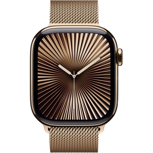 Apple Watch Series 10 Gold Titan Band: Gold 64GB 42mm 4G