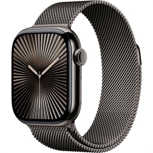 Apple Watch Series 10 Schiefertitan Band: Schiefer Größe S/M 64GB 46mm 4G