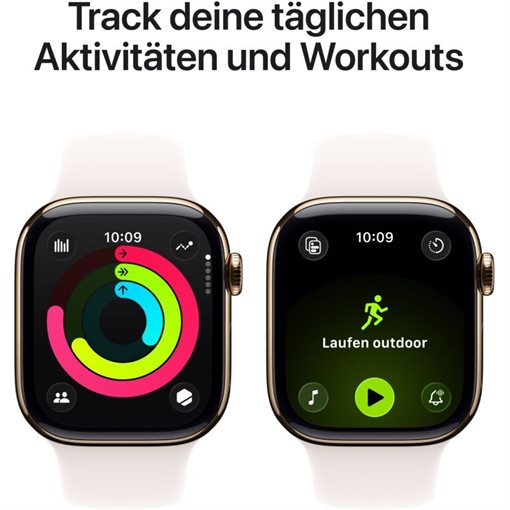 Apple Watch Series 11 Gold Titan Band:Hellrosa Gr, M/L 64GB 42mm LTE GPS Apple Watch Series 11 Gold Titan Band:Hellrosa Gr, M/L 64GB 42mm LTE GPS