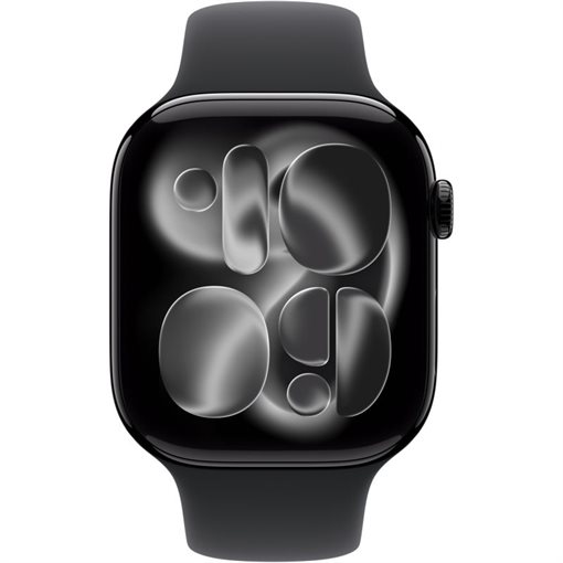 Apple Watch Series 11 Jet Black Alu Band:Schwarz Gr, S/M 64GB 46mm GPS