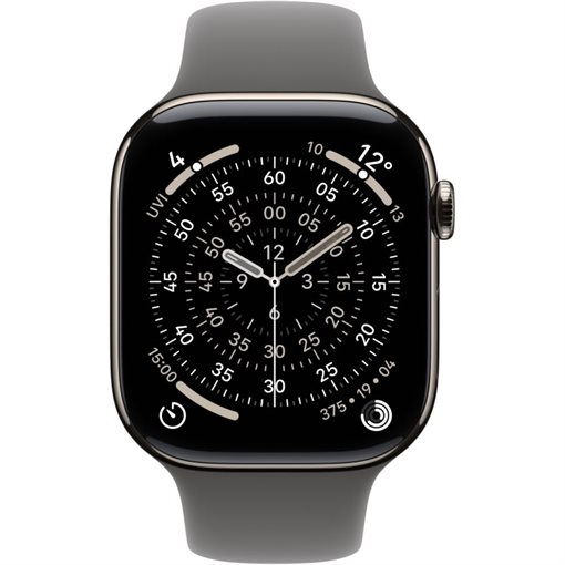 Apple Watch Series 11 Natürliches Titan Band:Stone Gray Gr, S/M 64GB 46mm Apple Watch Series 11 Natürliches Titan Band:Stone Gray Gr, S/M 64GB 46mm