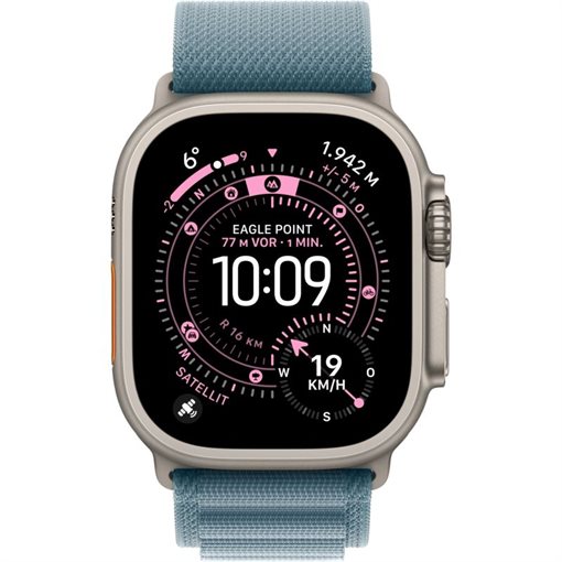 Apple Watch Ultra 3 Natürliches Titan Band:Hellblau Gr, M 64GB 49mm Apple Watch Ultra 3 Natürliches Titan Band:Hellblau Gr, M 64GB 49mm