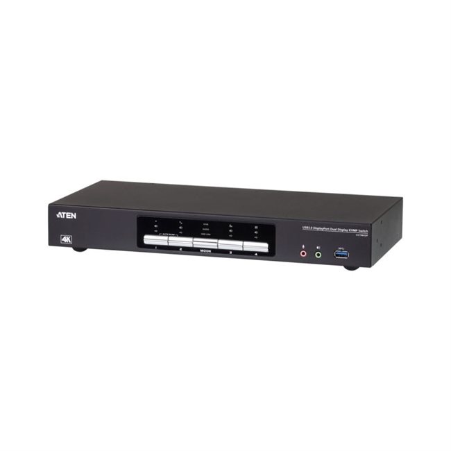 Aten CS1944DP USB-Switch 4xKVM/Audio 4 lokale Benutzer Desktop