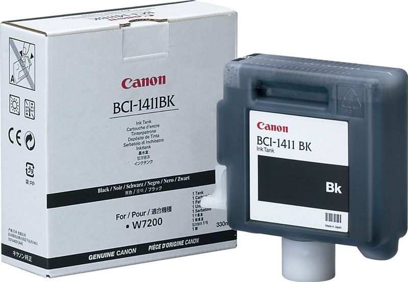 BCI-1411BK - Tintenpatrone schwarz für Canon W7200