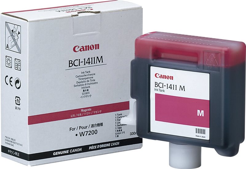 BCI-1411M  -  Tintenpatrone magenta f. Canon W7200