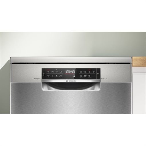 Bosch Serie 6 SMS6ZCI16E Freistehender Geschirrspüler 60cm Stahl gebürstet