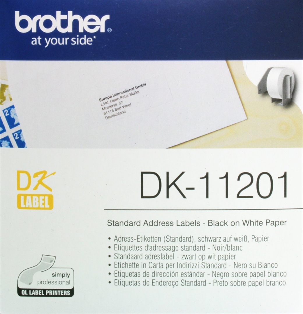 Brother Adress-Etiketten 29x90mm, DK-11201