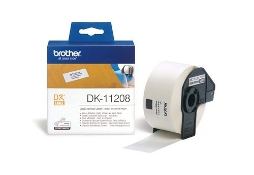 Brother Adress-Etiketten 38x90mm, DK-11208 Brother Adress-Etiketten 38x90mm, DK-11208
