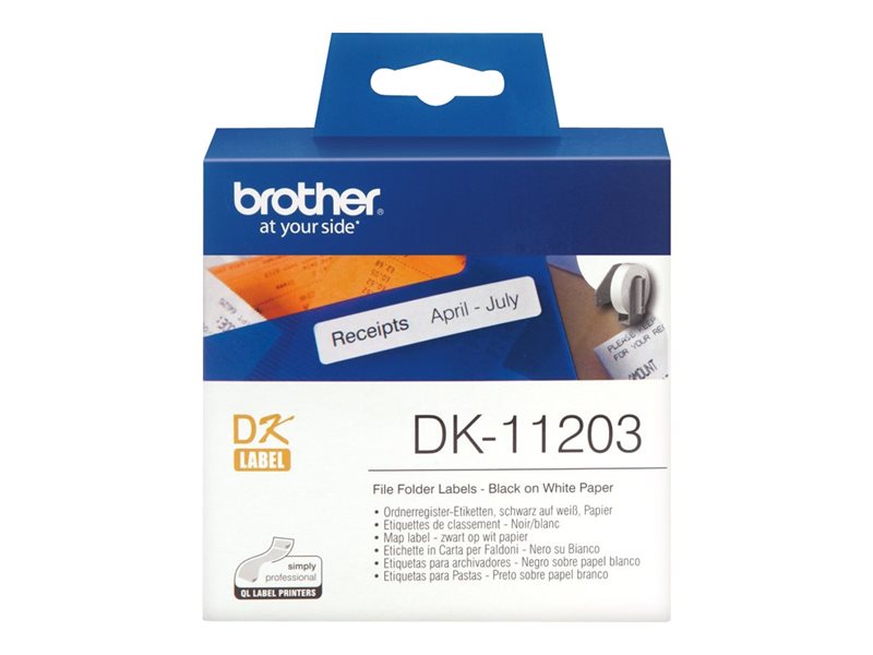 Brother Original - Aktenetiketten Rolle 300 Etiket