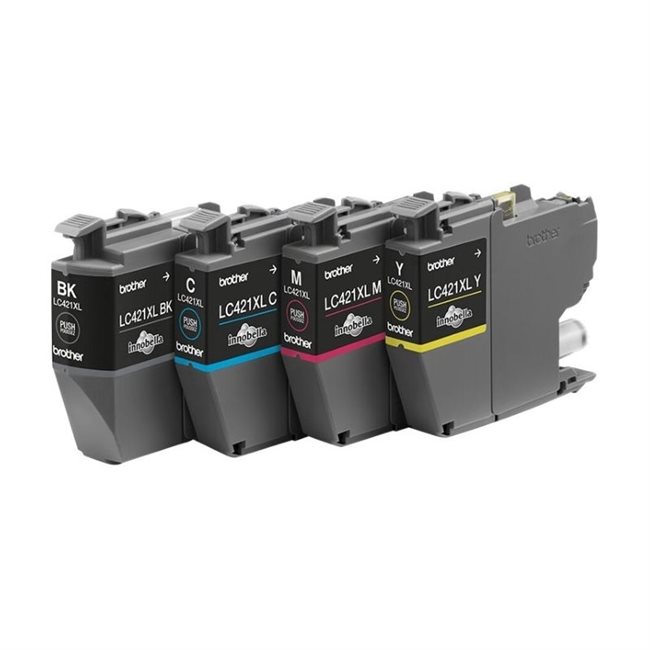 Brother Original HC Tinte Multipack BKCMY - LC421XLVAL Brother Original HC Tinte Multipack BKCMY - LC421XLVAL