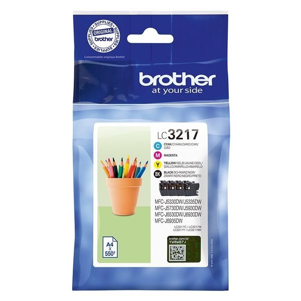 Brother Original - Tinte BKCMY -  LC3217VALDR