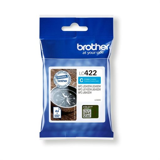 Brother Original Tinte cyan LC-422 - LC422C