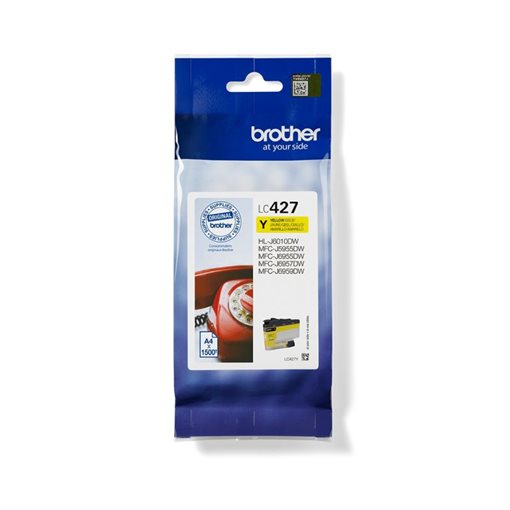 Brother Original Tinte gelb - LC427Y