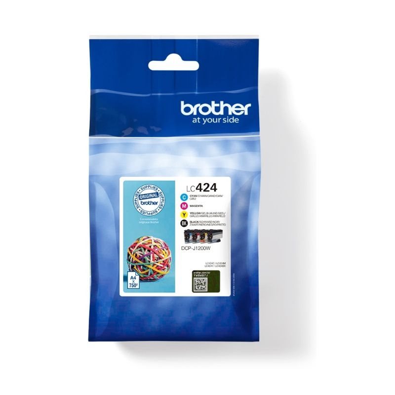 Brother Original Tinte Multipack BKCMY - LC424VAL