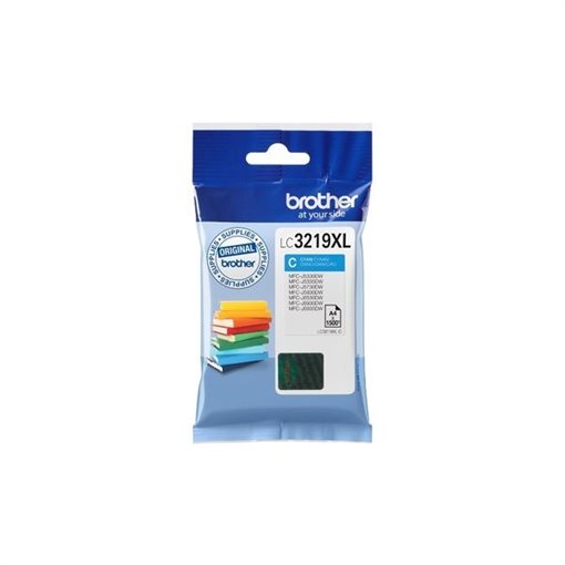 Brother Original - XL Tinte cyan -  LC3219XLC