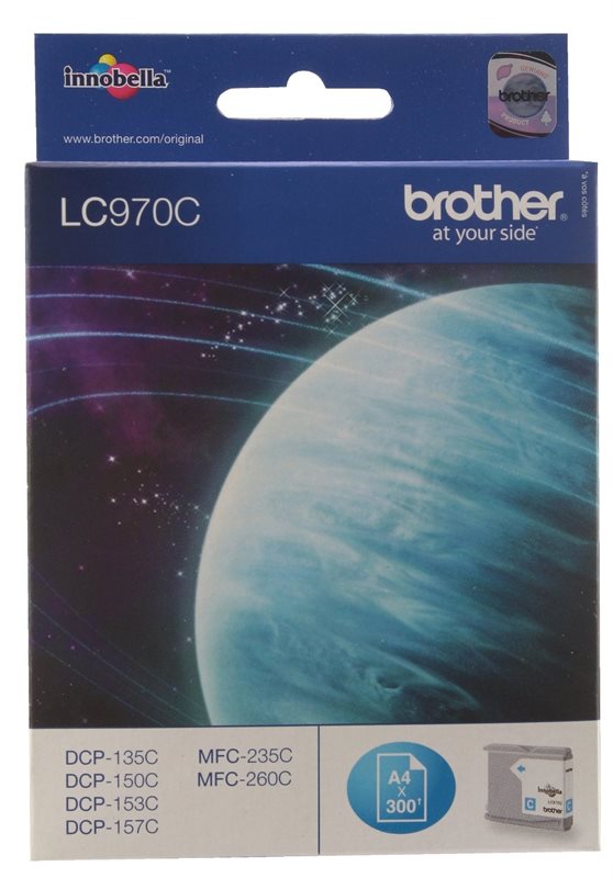Brother Tinte cyan für DCP-135C    - LC-970C -