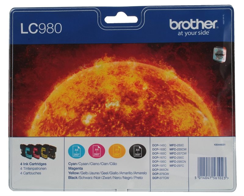 Brother Tinte Valuepack (BK+CMY) für DCP-145C Brother Tinte Valuepack (BK+CMY) für DCP-145C