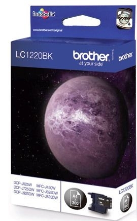Brother Tintenpatrone schwarz, LC1220BK